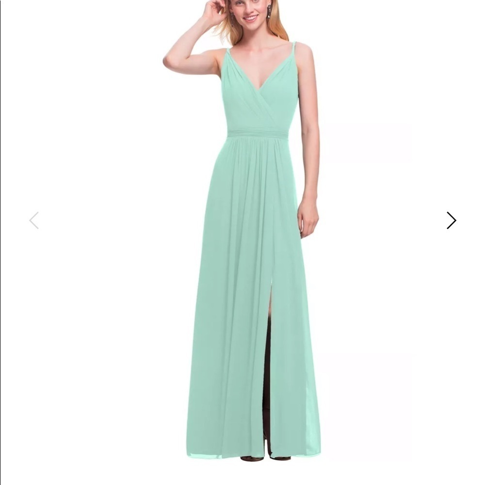 Bill Levkoff Mint Green Maxi Dress